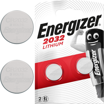 Bateria CR2032 3V Energizer Guzikowa Litowa Zegar Pilot 2 sztuki