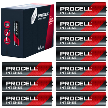 Baterie AA DURACELL PROCELL Paluszki Alkaliczne R6 1.5V 10 sztuk 10 LAT
