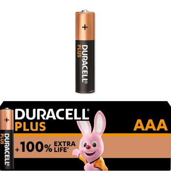 Bateria AAA Duracell PLUS Paluszek Alkaliczna R6 1.5V Mocna Oryginalna 1szt