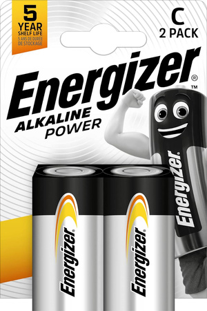 Bateria R14 LR14 C Baterie Alkaliczna Energizer 2szt 1,5V x2