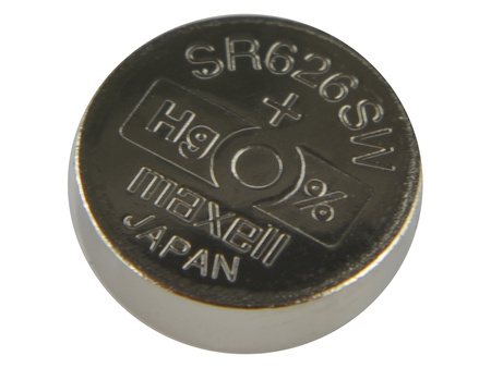 Bateria SR626SW 377 do Zegarka MAXELL Srebrowa Guzikowa 1szt Oryginal 5 LAT