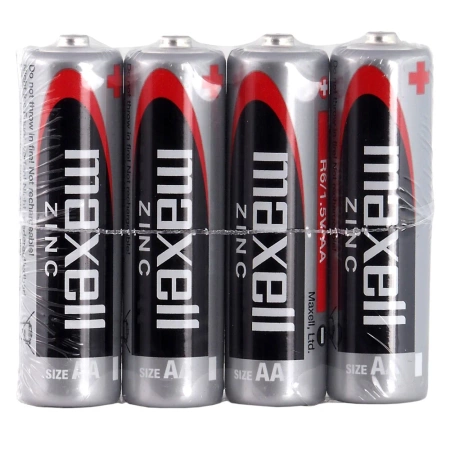 Baterie AA Maxell Zinc Paluszki Cynkowe R6 1.5V Mocne 4 szt Oryginalne