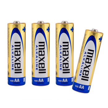 Baterie AA Paluszki Alkaliczne R6 1.5V Maxell Mocne 4 szt Oryginalne 5 LAT