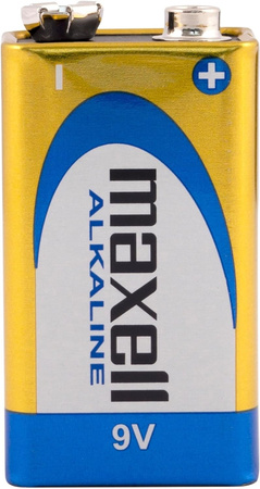 Bateria 9V 6F22 Alkaliczna Maxell 6LR61 R9 Zabawki Pilot 1 sztuka 5 LAT