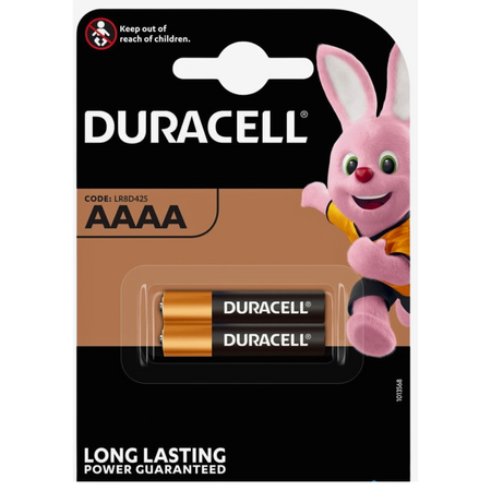 Bateria AAAA Alkaliczna LR61 Duracell 1.5V do Długopisów Cyfrowych x2 5 LAT