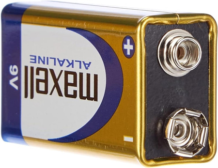 Bateria 9V 6F22 Alkaliczna Maxell 6LR61 R9 Zabawki Pilot 1 sztuka 5 LAT
