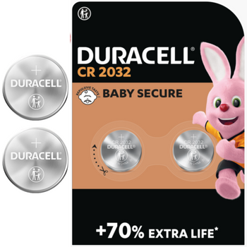 Bateria CR2032 3V Duracell Litowa Pilot Guzikowa Oryginalna 2 sztuki 10 LAT