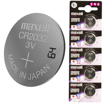Bateria CR2032 3V Maxell Litowa 5 szt Pilot Oryginalna x5 10 LAT NAJNOWSZE