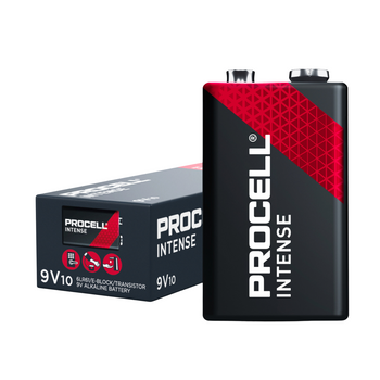 Bateria 9V 6F22 Alkaliczna Duracell Procell Intense 6LR61 R9 Pilot 1 sztuka