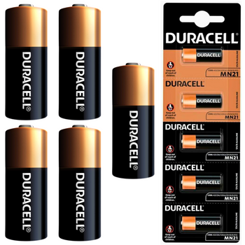 Bateria A23 12V Duracell Alkaliczna do Pilota Bramy Oryginalna 5 szt 5 LAT