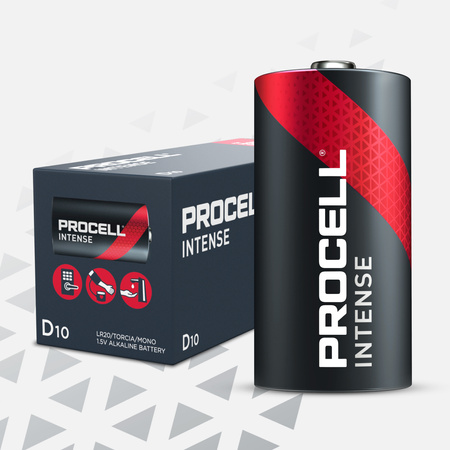 Bateria R20 LR20 D Alkaliczna Duracell Procell Intense 1 sztuka 1,5V L
