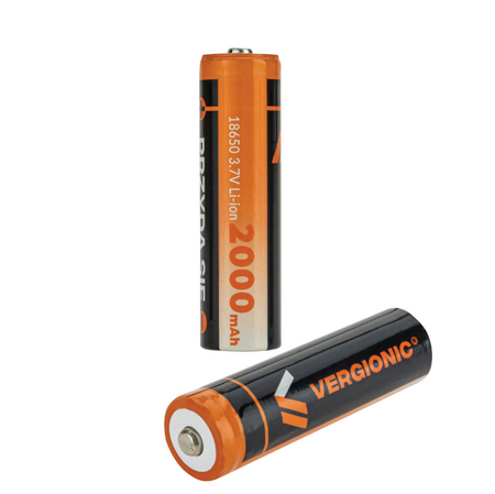 Akumulator 18650 Ogniwo Akumulatorek 2000mAh li-on 3.7V Vergionic Oryginalny