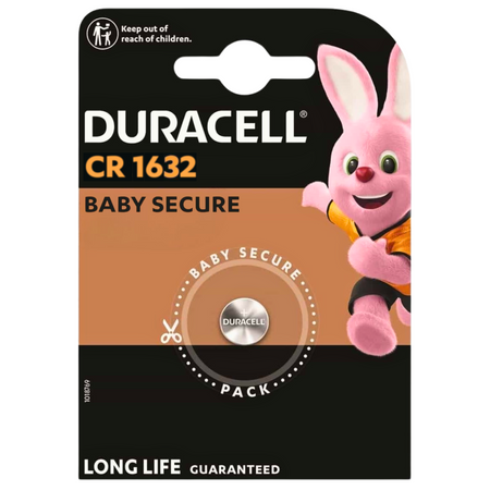 Bateria CR1632 3V Duracell Litowa Pilot Guzikowa Oryginalna 1 sztuka 10 LAT