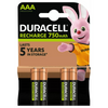 Akumulatorki AAA Duracell Recharge R3 750 mAh 1,2V Ni-MH 4 sztuki