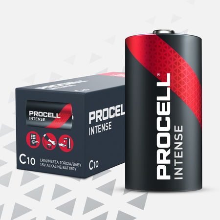 Bateria R14 LR14 C Alkaliczna Duracell Procell Intense 1 szt 1,5V L 10 LAT