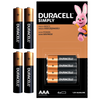 Baterie AAA DURACELL Paluszki Alkaliczne R3 1.5V Mocne 4 sztuki Oryginalne