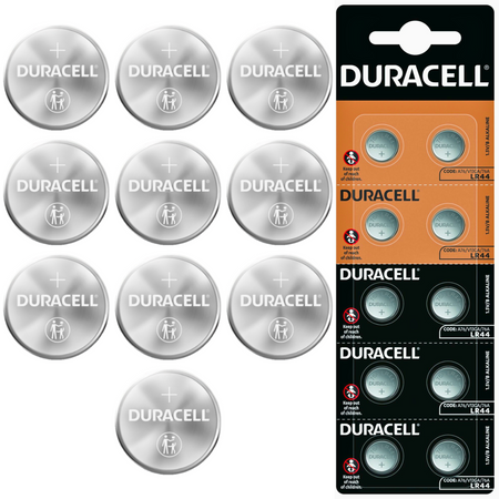 Bateria LR44 Duracell AG13 A76 1,5V Alkaliczna Guzikowa Kalkulator x10 5LAT