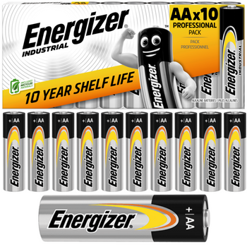 Baterie AA ENERGIZER Industrial Paluszki Alkaliczne R6 1.5V 10 szt 10 LAT
