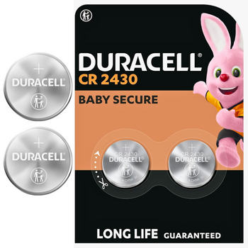 Bateria CR2430 3V Duracell Litowa Pilot Guzikowa Oryginalna 2 sztuki 10 LAT