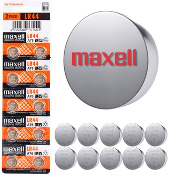 Bateria LR44 AG13 Baterie Maxell Guzikowa Alkaliczna 1.5V 10szt Oryginalne