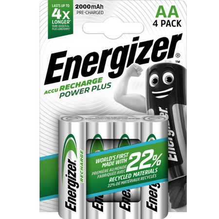 Akumulatorki AA Energizer Power PLUS R6 2000 mAh 1,2V Ni-MH 4 szt