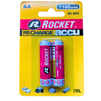 Akumulatorki AA Rocket Recharge R6 1100 mAh 1,2V Ni-MH 2 sztuki