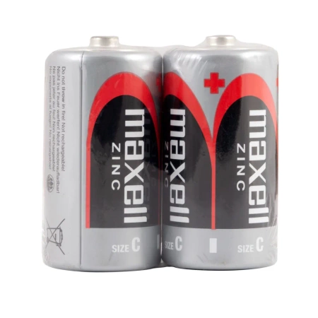 Bateria R14 LR14 C Baterie Cynkowe Maxell Zinc 2szt 1,5V x2