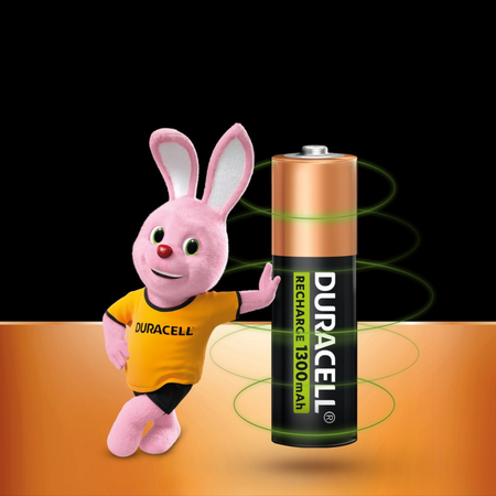 Akumulatorki AA Duracell Recharge R6 1300 mAh 1,2V Ni-MH 4 sztuki