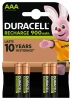 Akumulatorki AAA Duracell Recharge R3 900 mAh 1,2V Ni-MH 4szt 10LAT