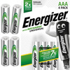 Akumulatorki AAA Energizer Recharge UNIVERSAL R3 500 mAh 1,2V 4 szt