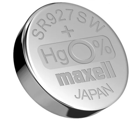 Bateria SR927SW 395 do Zegarka MAXELL Srebrowa Guzikowa 1szt Oryginal 5 LAT