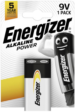 Bateria 9V 6F22 Alkaliczna Energizer 6LR61 R9 Zabawki Pilot 1 sztuka