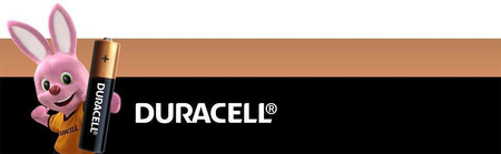 Baterie AAA DURACELL Paluszki Alkaliczne R3 1.5V Mocne 4 sztuki Oryginalne
