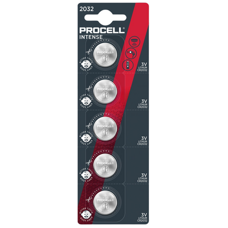 DATA!                   Bateria CR2032 3V Duracell Procell Litowa Pilot Guzikowa Oryginalna x5 5LAT