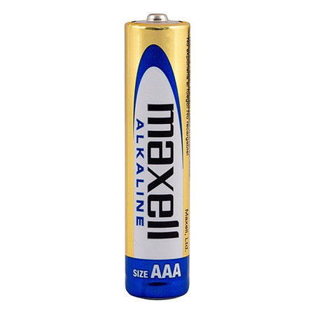 Baterie AAA Paluszki Alkaliczne R3 1.5V Maxell Mocne 4 szt Oryginalne 5 LAT