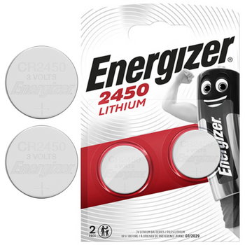 Bateria CR2450 3V Energizer do Kluczyka Litowa Zegar Pilot 2 sztuki 10 LAT